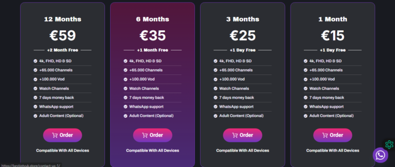 iptv price uk