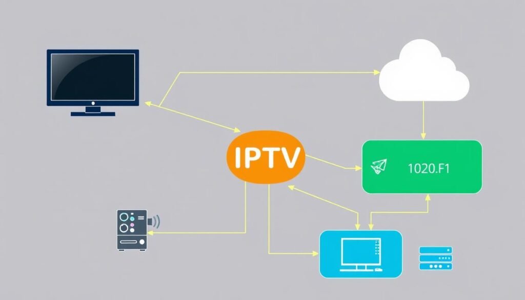 IPTV technology diagram